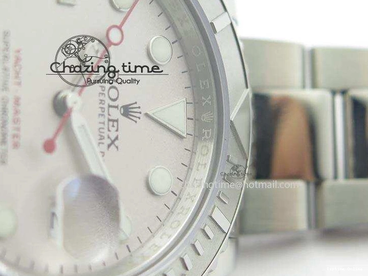 0901 Effortless Yacht-Master BP Maker 16622 Silver Dial On SS Bracelet A 3868